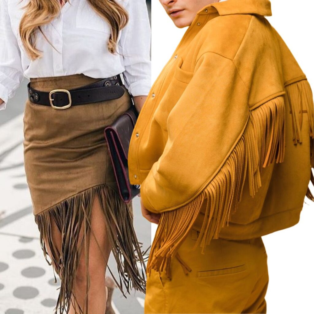 Fringe outfit micro trends